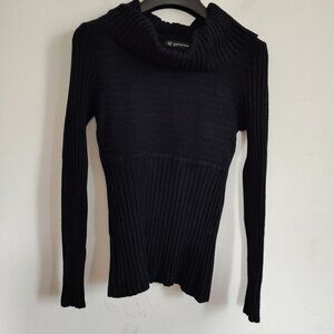 Ladies SZ PS Inc Black Cowl Neck Sweater